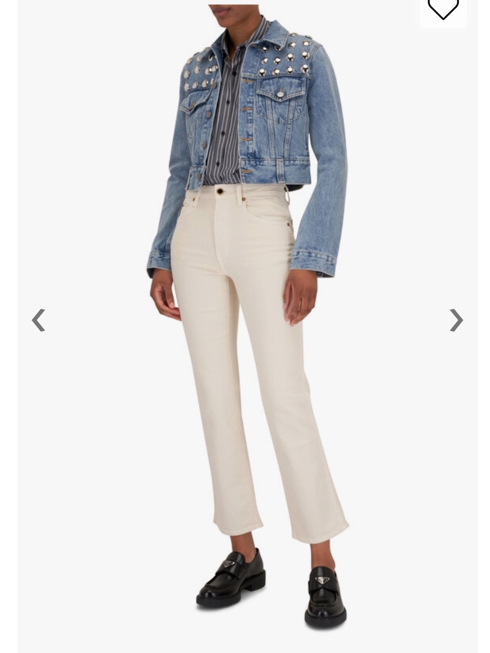 KHAITE Studded Rizzo Jean Jacket - Picture 4 of 15